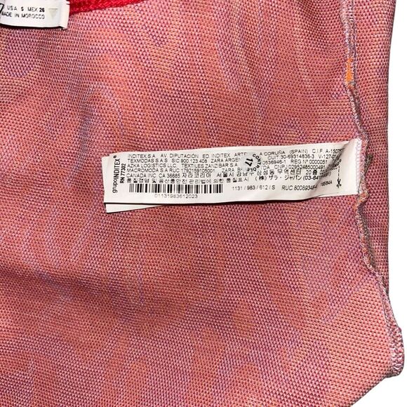 Zara Abstract Bodysuit Small - Picture 7 of 7